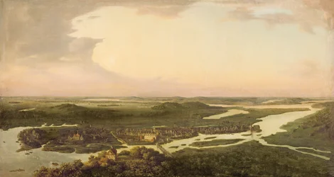 View of Potsdam in the 17th century, 1851